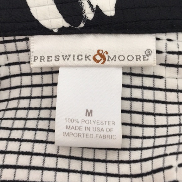 PRESWICK AND MOORE women JACKET flowers size M - Picture 4 of 4